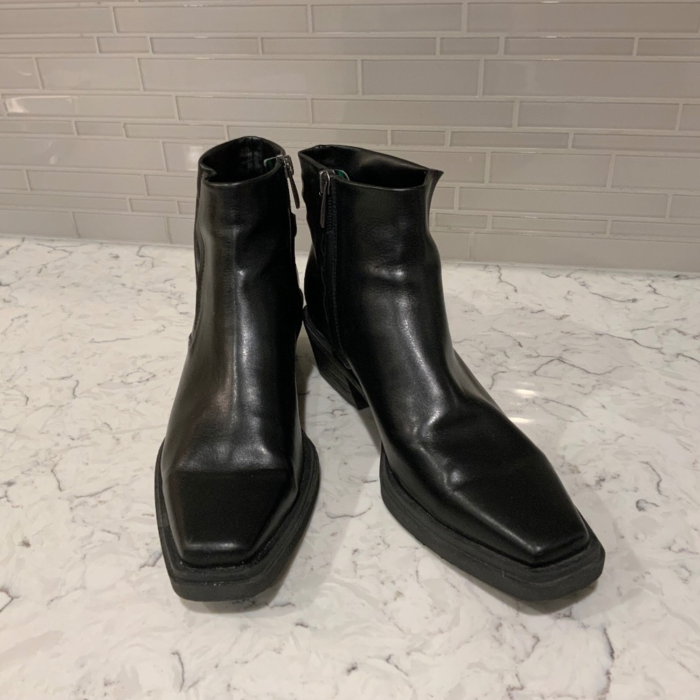 Franco Sarto Forte Zipper Ankle Boots